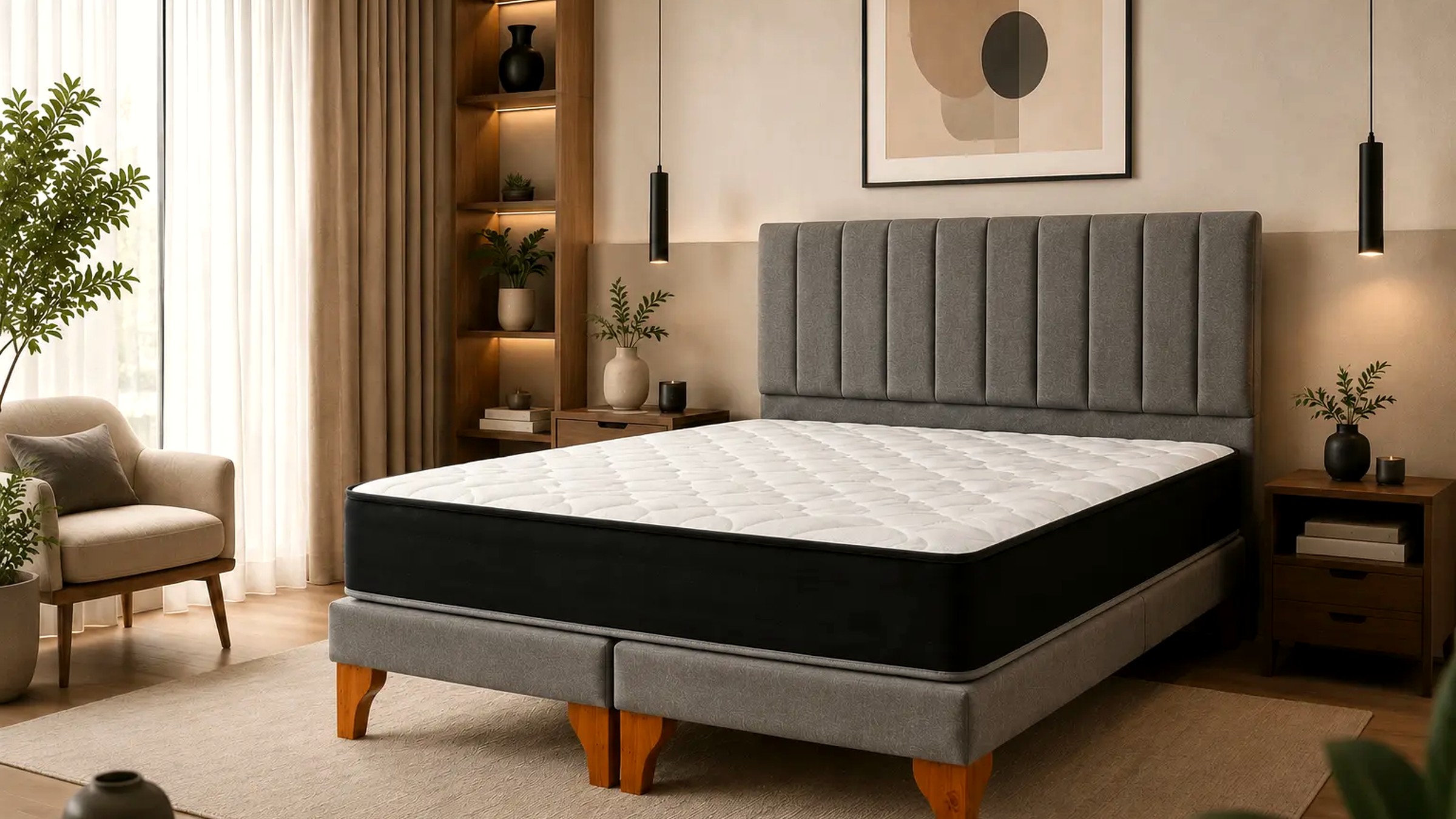 Cama Urban en Gris medio