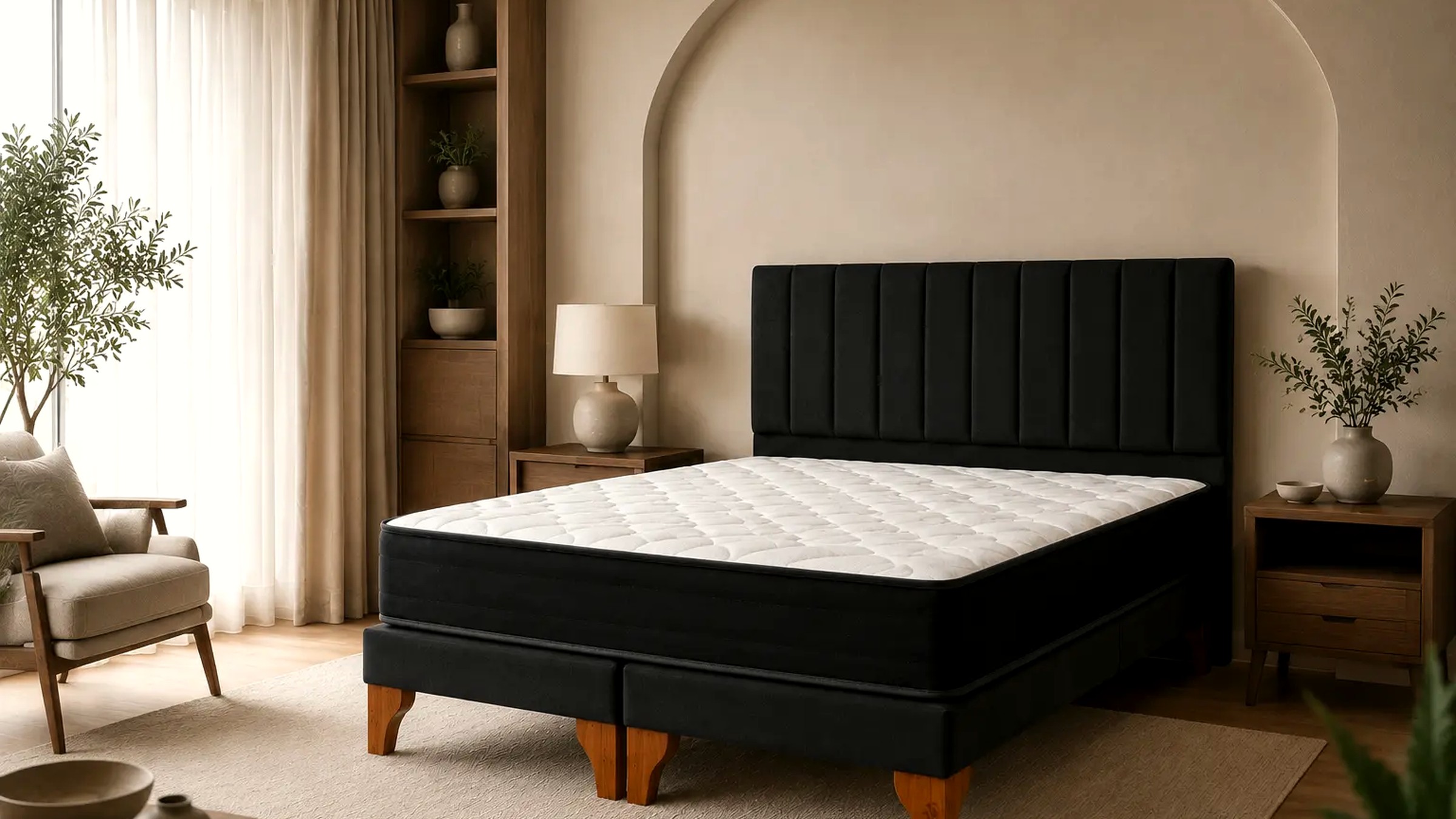 Cama Urban en Negro